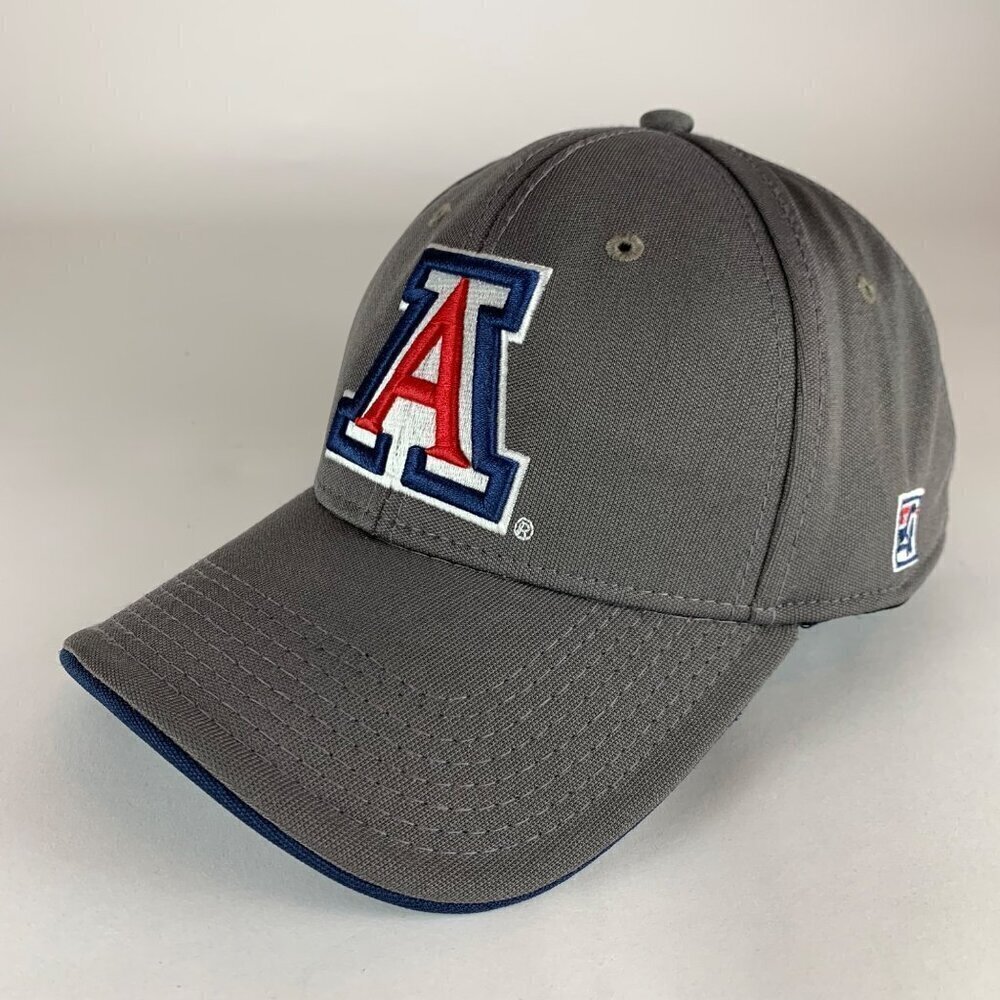 Arizona Wildcats NCAA Gray The Game Stretch Fitted Hat Mens One Size